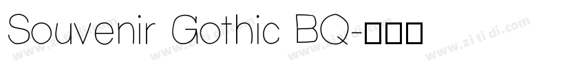 Souvenir Gothic BQ字体转换
